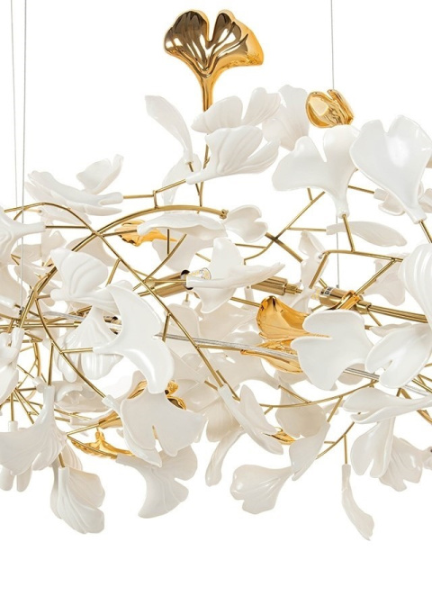 Lampa wisząca FLORALS 250 złota