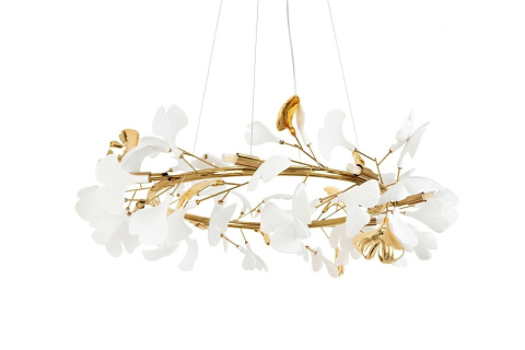 Lampa wisząca FLORALS 80 złota