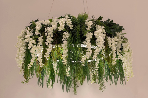 Lampa wisząca PLANTS WISTERIA 120 czarna