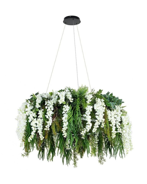 Lampa wisząca PLANTS WISTERIA 120 czarna