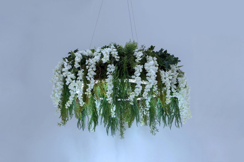 Lampa wisząca PLANTS WISTERIA 70 czarna