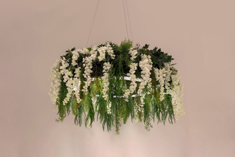 Lampa wisząca PLANTS WISTERIA 70 czarna