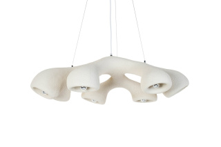 Lampa wisząca CORAL biała