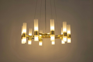 Lampa wisząca CHANDELIER 10 złota