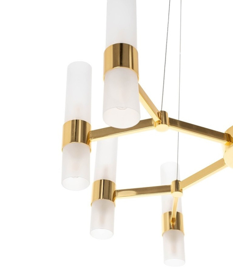 Lampa wisząca CHANDELIER 10 złota