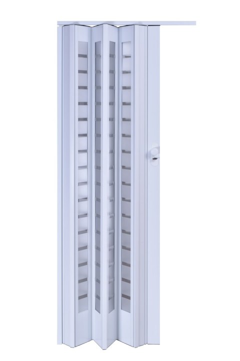 Drzwi harmonijkowe 015 B01-014-86 biały mat 86 cm
