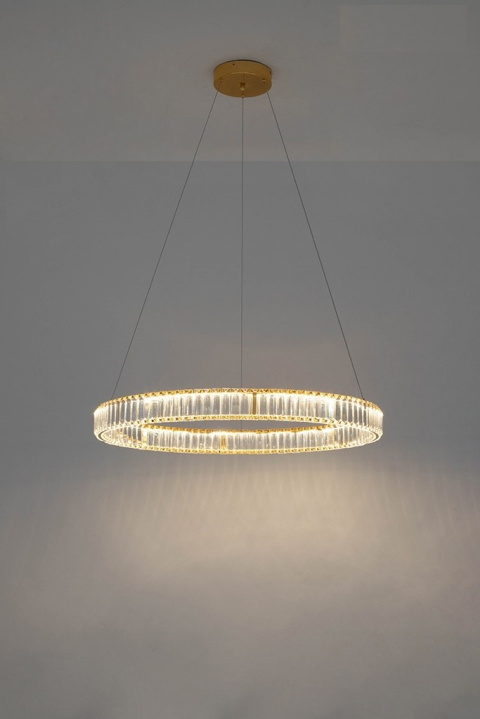 Lampa wisząca CROWN 40 złota