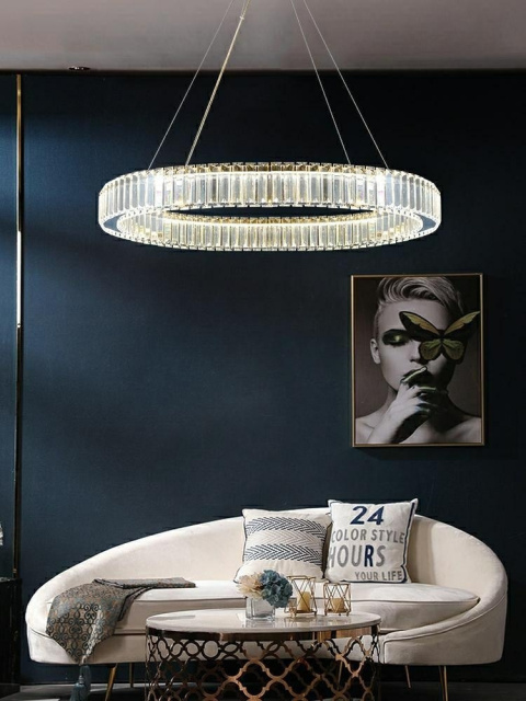 Lampa wisząca CROWN 40 złota