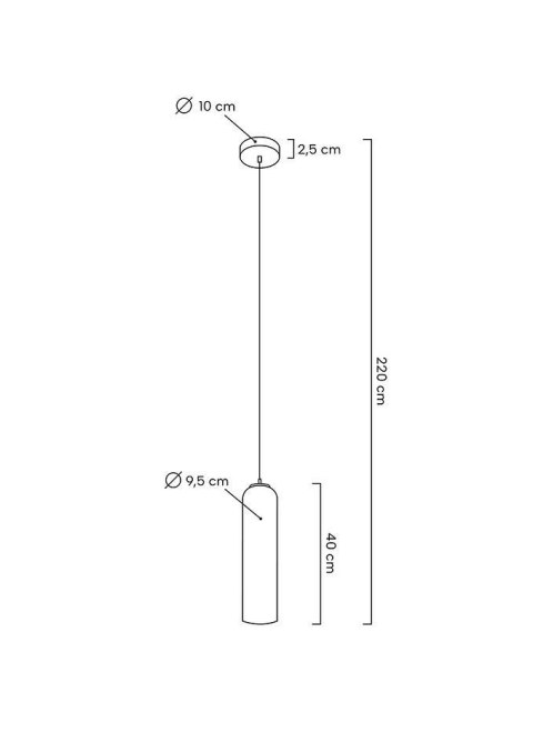 MOOSEE lampa wisząca SLACK biała