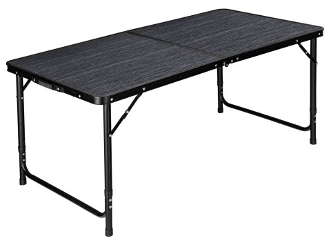 Zestaw turystyczny TRAMP BLACK WOOD czarny 120x60 cm Zestaw turystyczny TRAMP BLACK WOOD czarny 120x60 cm