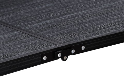 Zestaw turystyczny TRAMP BLACK WOOD czarny 120x60 cm Zestaw turystyczny TRAMP BLACK WOOD czarny 120x60 cm
