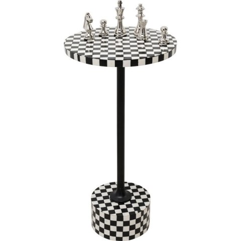 KARE stolik DOMERO CHESS 25 biało-czarny KARE stolik DOMERO CHESS 25 biało-czarny