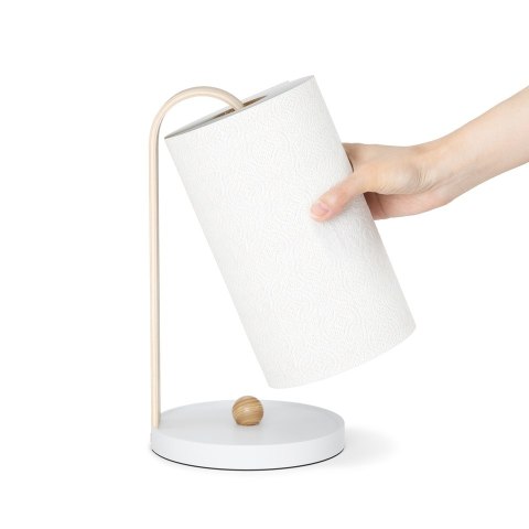 UMBRA stojak na ręcznik papierowy BELLWOOD biały/naturalny UMBRA stojak na ręcznik papierowy BELLWOOD biały/naturalny