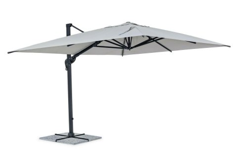 BIZZOTTO parasol ogrodowy INES jasny szary BIZZOTTO parasol ogrodowy INES jasny szary