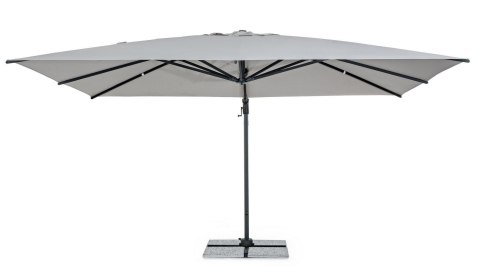 BIZZOTTO parasol ogrodowy INES jasny szary BIZZOTTO parasol ogrodowy INES jasny szary