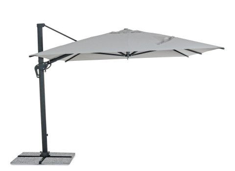 BIZZOTTO parasol ogrodowy INES jasny szary BIZZOTTO parasol ogrodowy INES jasny szary