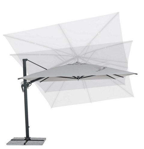 BIZZOTTO parasol ogrodowy INES jasny szary BIZZOTTO parasol ogrodowy INES jasny szary