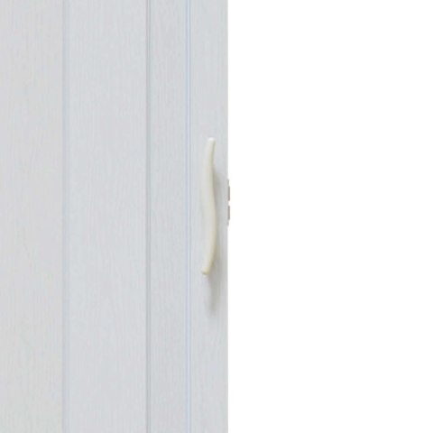 Drzwi harmonijkowe 001P-49-90 biały dąb mat 90 cm