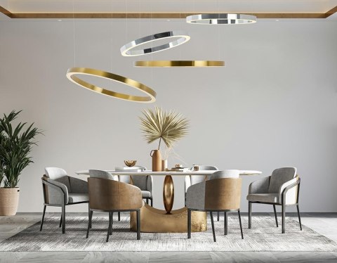 MOOSEE lampa wisząca RING 60 złota MOOSEE lampa wisząca RING 60 złota