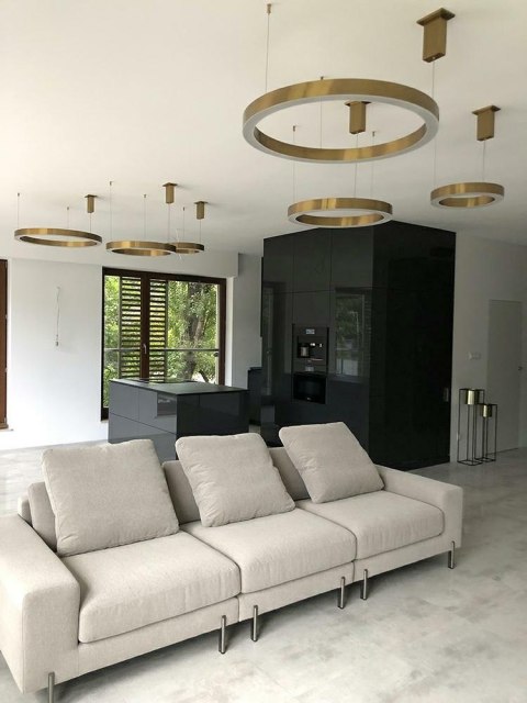MOOSEE lampa wisząca RING 60 złota MOOSEE lampa wisząca RING 60 złota