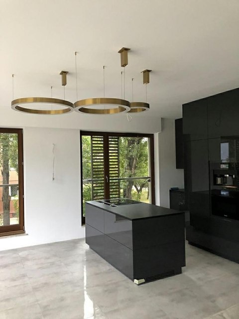 MOOSEE lampa wisząca RING 80 złota MOOSEE lampa wisząca RING 80 złota