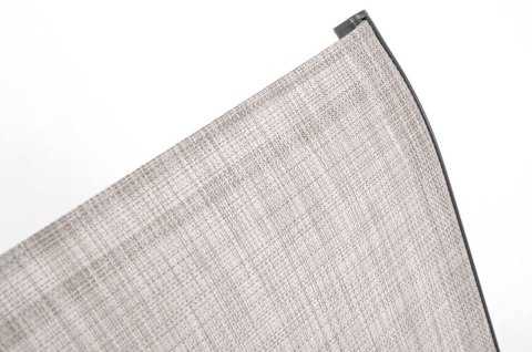 Zestaw balkonowy PORTO stół okrągły 80 cm i 2 krzesła - szary Zestaw balkonowy PORTO stół okrągły 80 cm i 2 krzesła - szary