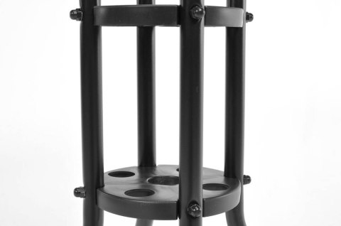 Zestaw balkonowy PORTO stół okrągły 80 cm i 2 krzesła - szary Zestaw balkonowy PORTO stół okrągły 80 cm i 2 krzesła - szary