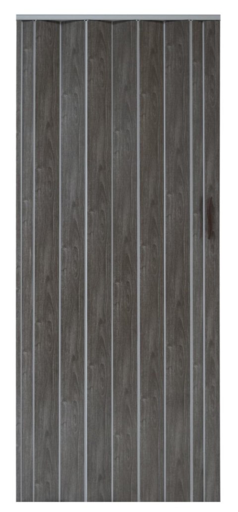Drzwi harmonijkowe 001P-64-90 dąb grafit mat 90 cm Drzwi harmonijkowe 001P-64-90 dąb grafit mat 90 cm