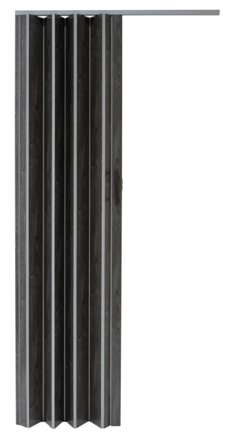 Drzwi harmonijkowe 001P-64-90 dąb grafit mat 90 cm Drzwi harmonijkowe 001P-64-90 dąb grafit mat 90 cm