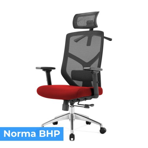 Fotel biurowy ergonomiczny Rosa czerwony ANGEL ANGEL Fotel biurowy ergonomiczny Rosa czerwony ANGEL ANGEL