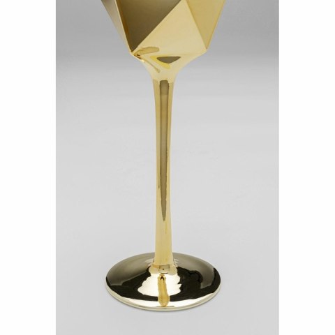 KARE komplet 4 kieliszków do szampana DIAMOND 365 ml złoty KARE komplet 4 kieliszków do szampana DIAMOND 365 ml złoty