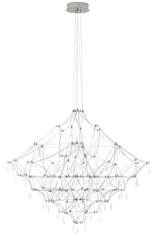 MOOSEE lampa wisząca CONSTELATION 77 - LED, stal szczotkowana