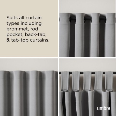 UMBRA karnisz TWILIGHT 76 - 213 cm czarny mat UMBRA karnisz TWILIGHT 76 - 213 cm czarny mat