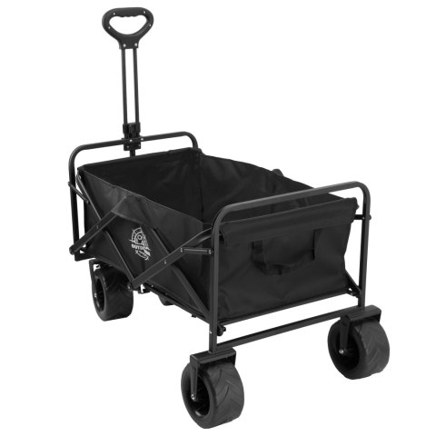 Wózek transportowy plażowy składany KORAL czarny