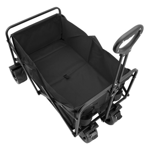 Wózek transportowy plażowy składany KORAL czarny