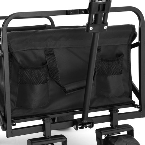 Wózek transportowy plażowy składany KORAL czarny