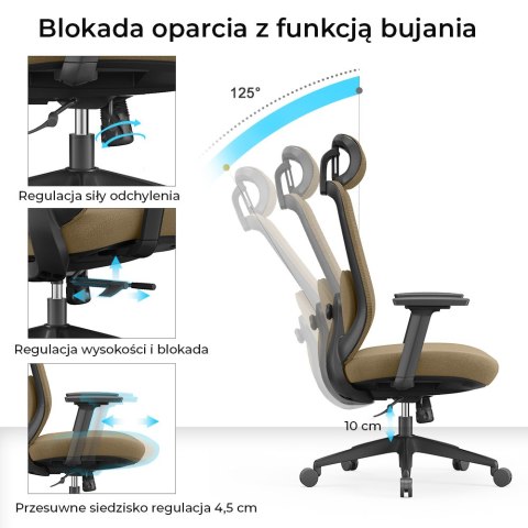Fotel biurowy ergonomiczny ANGEL runO ANGEL Fotel biurowy ergonomiczny ANGEL runO ANGEL