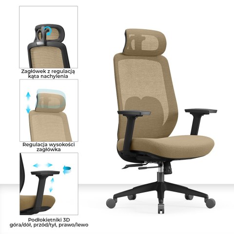Fotel biurowy ergonomiczny ANGEL runO ANGEL Fotel biurowy ergonomiczny ANGEL runO ANGEL