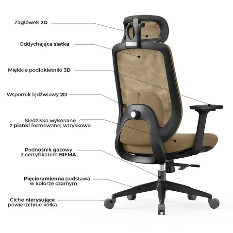 Fotel biurowy ergonomiczny ANGEL runO ANGEL Fotel biurowy ergonomiczny ANGEL runO ANGEL