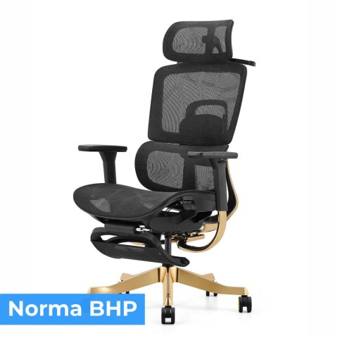 Fotel ergonomiczny ANGEL biurowy obrotowy Glamour Gold ANGEL Fotel ergonomiczny ANGEL biurowy obrotowy Glamour Gold ANGEL