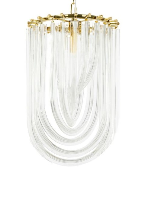 Lampa wisząca MURANO S złota - szkło, metal Lampa wisząca MURANO S złota - szkło, metal