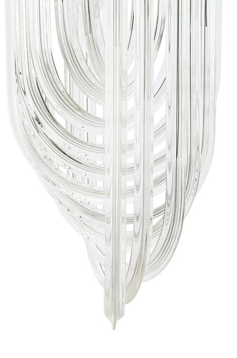 Lampa wisząca MURANO S złota - szkło, metal Lampa wisząca MURANO S złota - szkło, metal