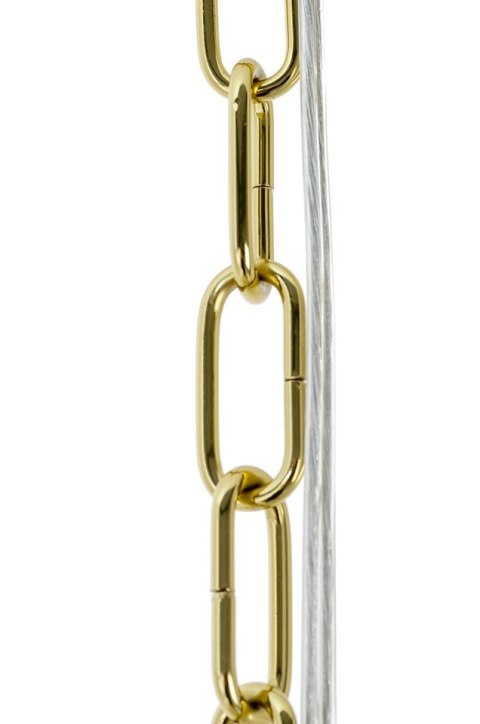 Lampa wisząca MURANO S złota - szkło, metal Lampa wisząca MURANO S złota - szkło, metal