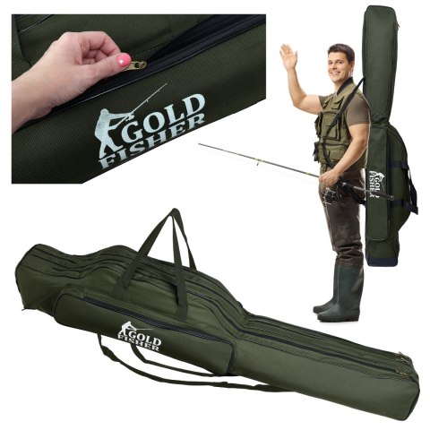 Pokrowiec na wędki 140cm Gold Fisher Pokrowiec na wędki 140cm Gold Fisher