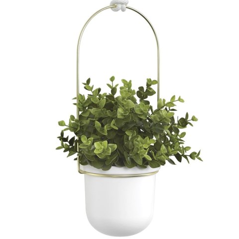 UMBRA doniczki TRIFLORA - biały, złoty UMBRA doniczki TRIFLORA - biały, złoty