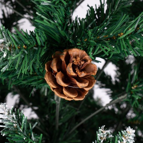 Choinka Bożonarodzeniowa NATALE z szyszkami 220 cm