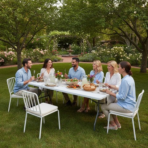 Stół cateringowy IMPRO składany w walizkę - 240 cm