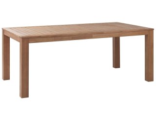 Stół ogrodowy drewno tekowe MARETTA 210 cm 90 cm Brązowy
