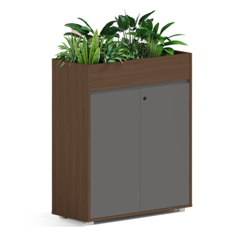 Angel Kwietnik biurowy z szafką Loft Work Dark 80cm ANGEL