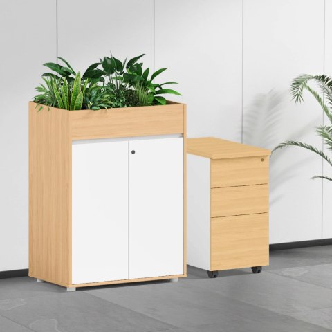 Angel Kwietnik biurowy z szafką Loft Work Light 80cm ANGEL